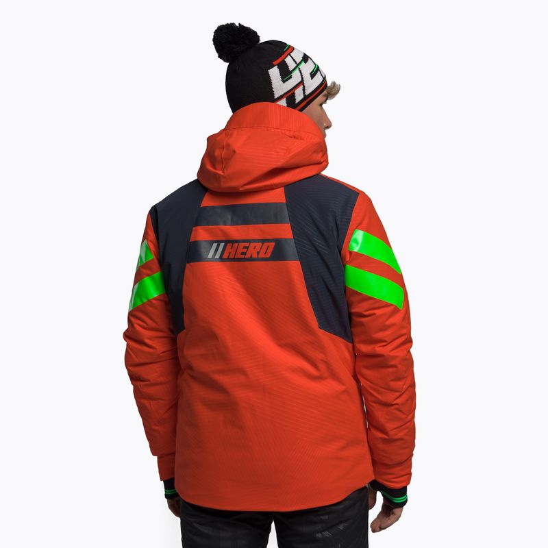 Куртка лижна чоловіча Rossignol Hero Aile Jkt neon red 4