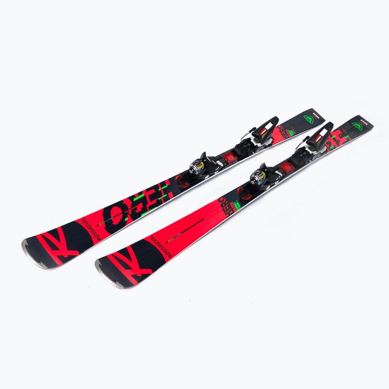Лижі гірські Rossignol HERO ELITE ST TI K + NX12 чорно-червоні RRJ04LX 4