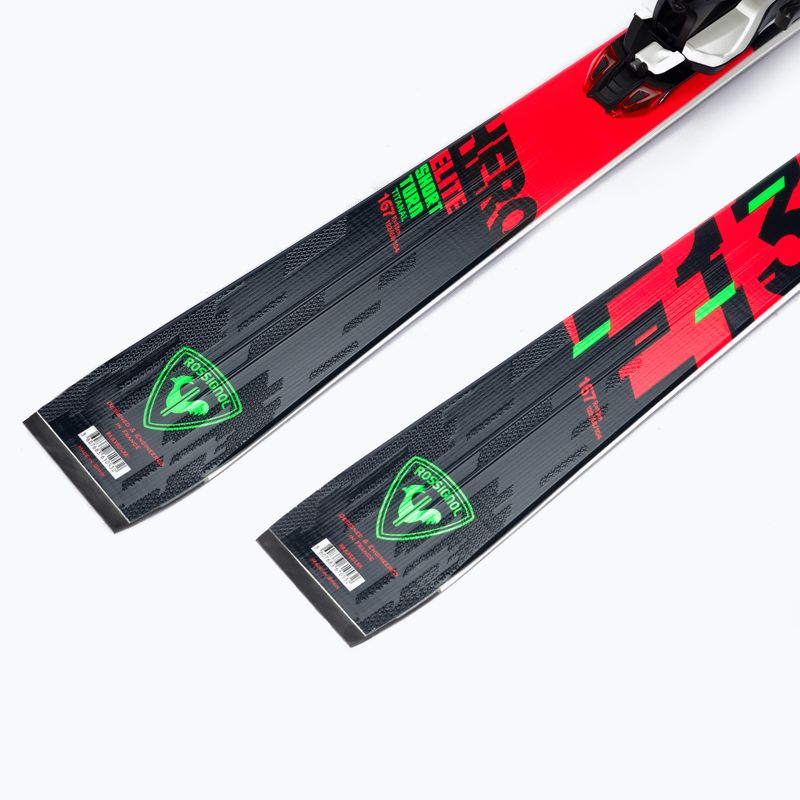 Лижі гірські Rossignol HERO ELITE ST TI K + NX12 чорно-червоні RRJ04LX 9