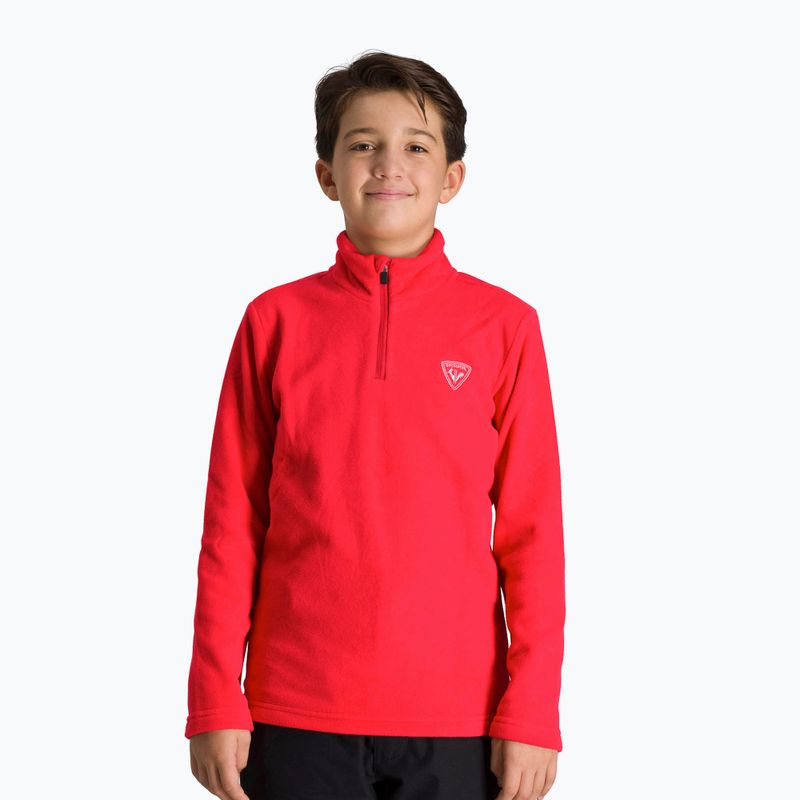 Кофта лижна дитяча Rossignol 1/2 Zip Fleece orange