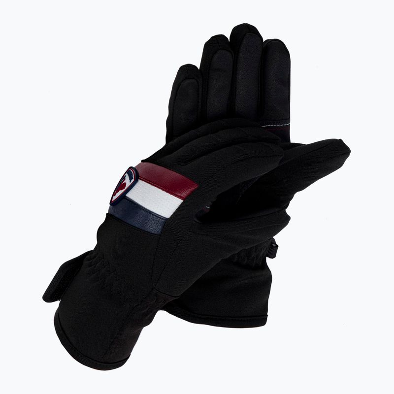 Рукавиці лижні дитячі Rossignol Jr Sport Chic Stretch Impr чорні RLJYG07