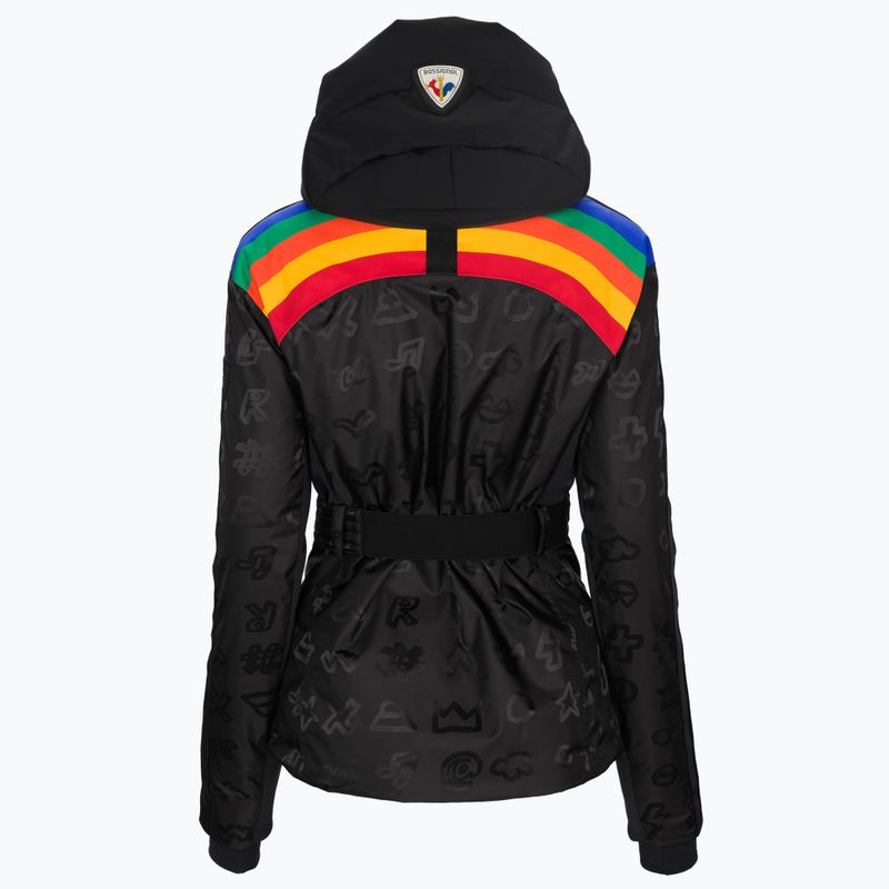 Куртка лижна жіноча Rossignol Rainbow чорна RLJWJ28 11