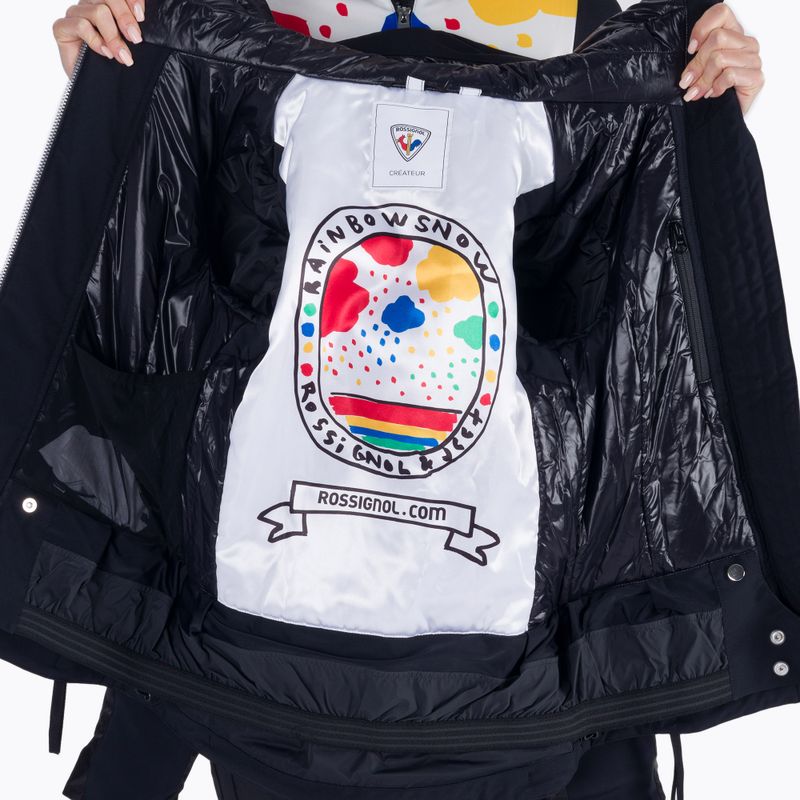 Куртка лижна жіноча Rossignol Rainbow чорна RLJWJ28 9