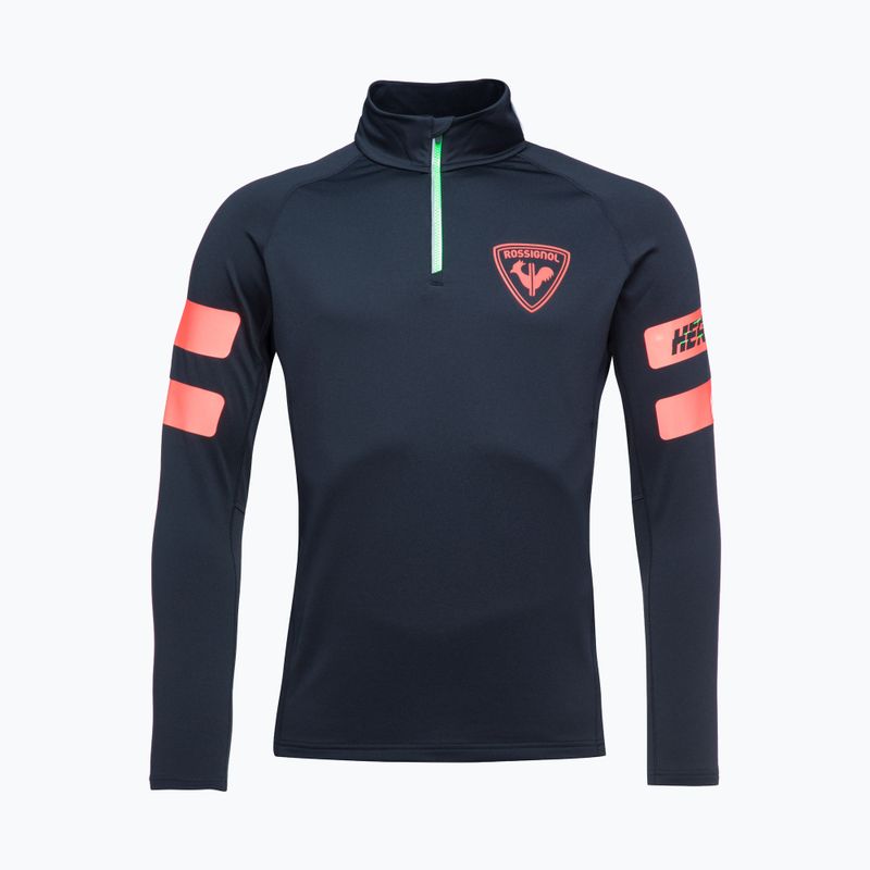 Кофта лижна чоловіча Rossignol Classique Hero 1/2 Zip чорна RLKML02 3