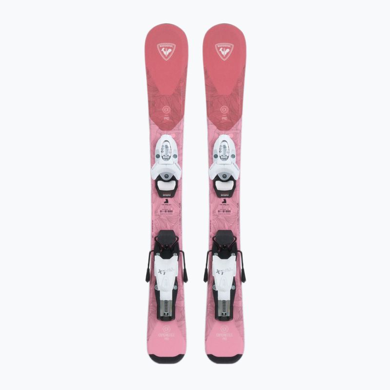 Лижі гірські дитячі Rossignol Experience 80 W Pro + Kid4 pink