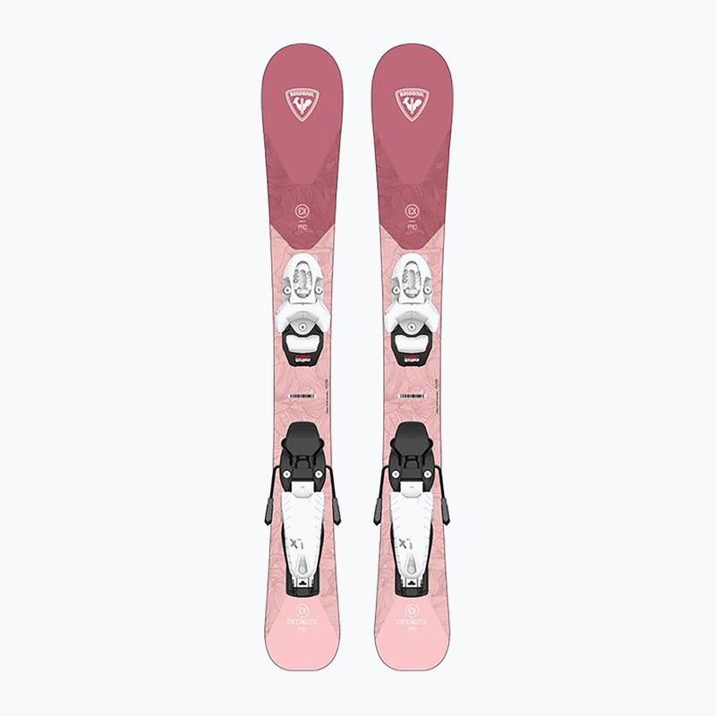 Лижі гірські дитячі Rossignol Experience 80 W Pro + Kid4 pink 10