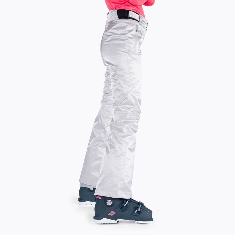 Штани лижні жіночі Rossignol W Ski Metallic срібрні RLIWP05 2