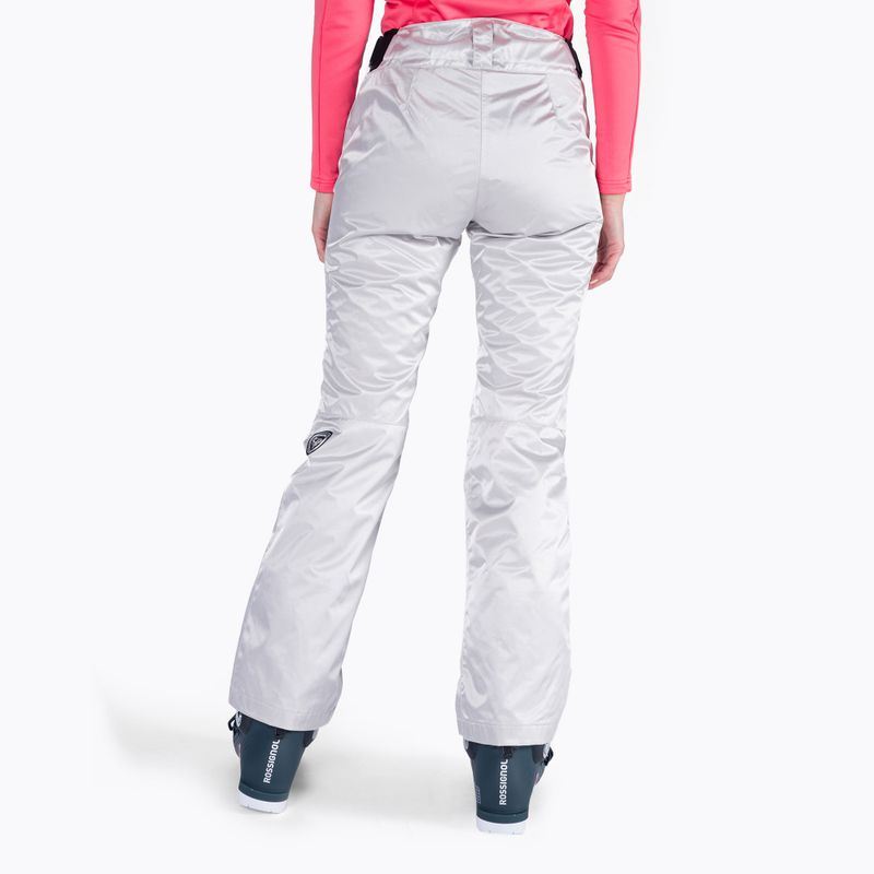 Штани лижні жіночі Rossignol W Ski Metallic срібрні RLIWP05 3