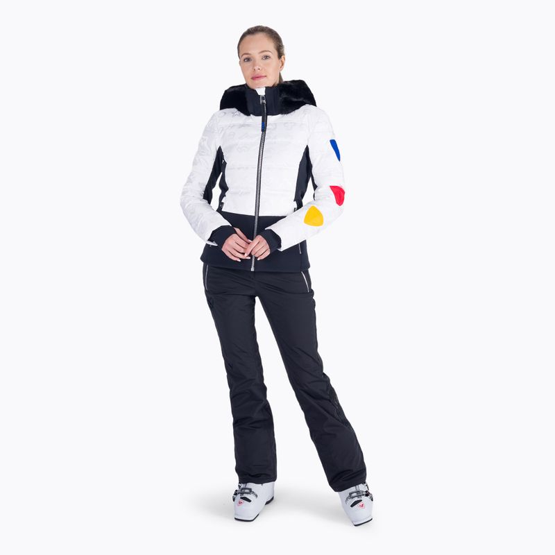 Куртка лижна жіноча Rossignol Twins Down white 2