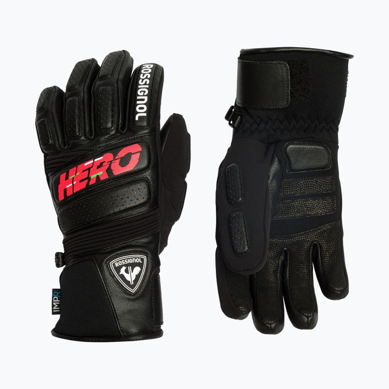 Рукавиці лижні чоловічі Rossignol Wc Expert Lth Impr G чорні RLKMG04 8
