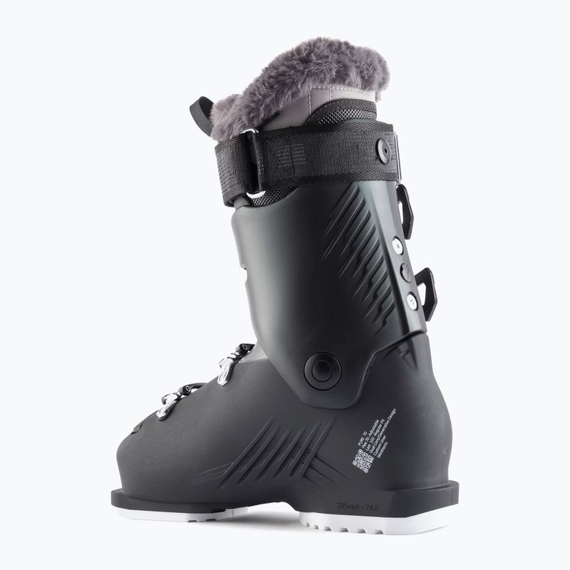 Черевики лижні жіночі Rossignol Pure 70 metal black 9