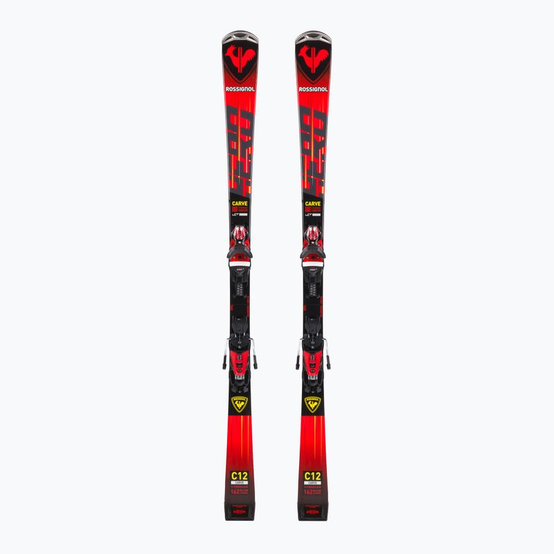 Лижі гірські Rossignol Hero Carve K + NX12 red