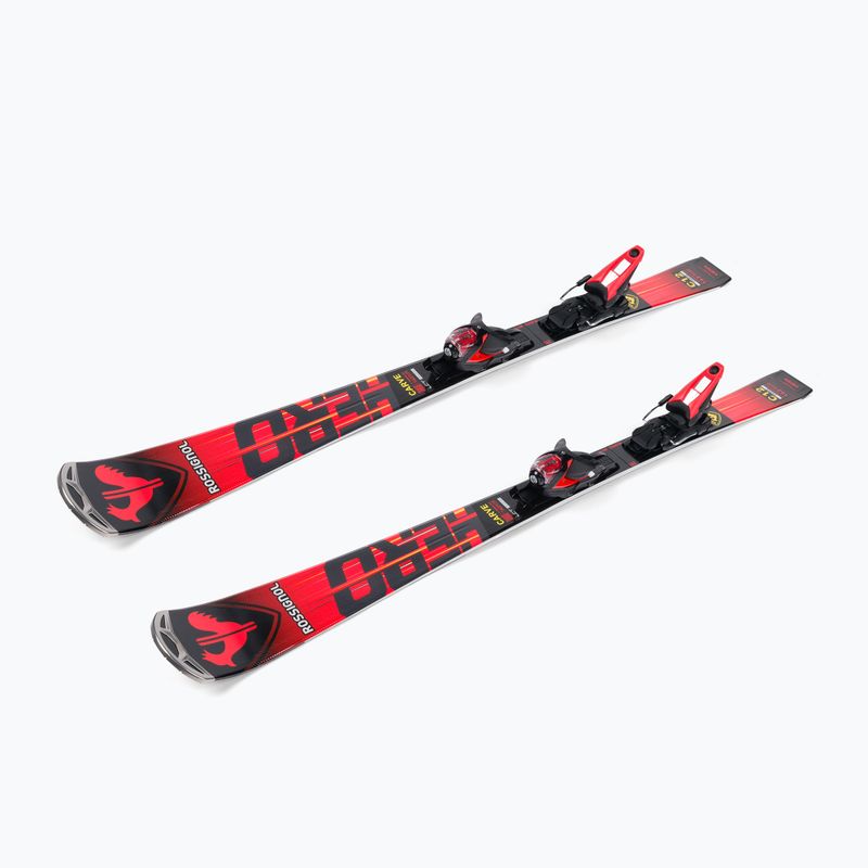 Лижі гірські Rossignol Hero Carve K + NX12 red 4