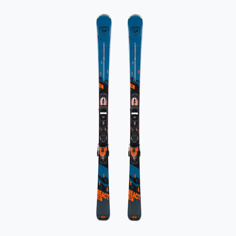 Гірські лижі Rossignol React 6 CA + кріплення XP11 сині