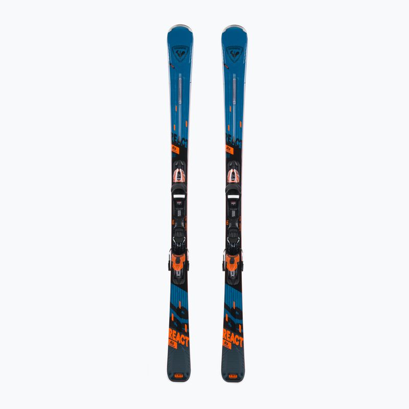 Лижі гірські Rossignol React 6 CA + XP11 blue