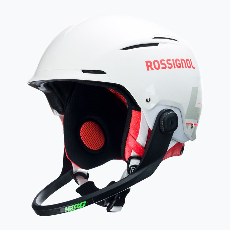 Гірськолижний шолом Rossignol Hero Slalom Impacts + Chinguard білий 6