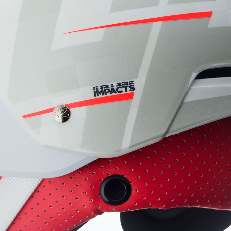 Гірськолижний шолом Rossignol Hero Slalom Impacts + Chinguard білий 10