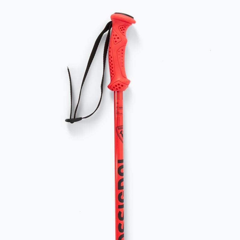 Палиці гірськолижні дитячі Rossignol Hero black/red 4