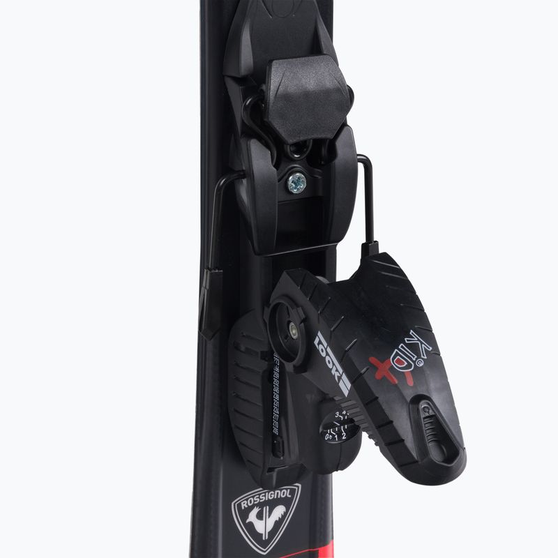 Лижі гірські дитячі Rossignol Hero 100-140 + Kid4 red 7