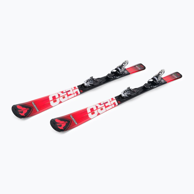 Лижі гірські дитячі Rossignol Hero 130-150 + XP7 red 4