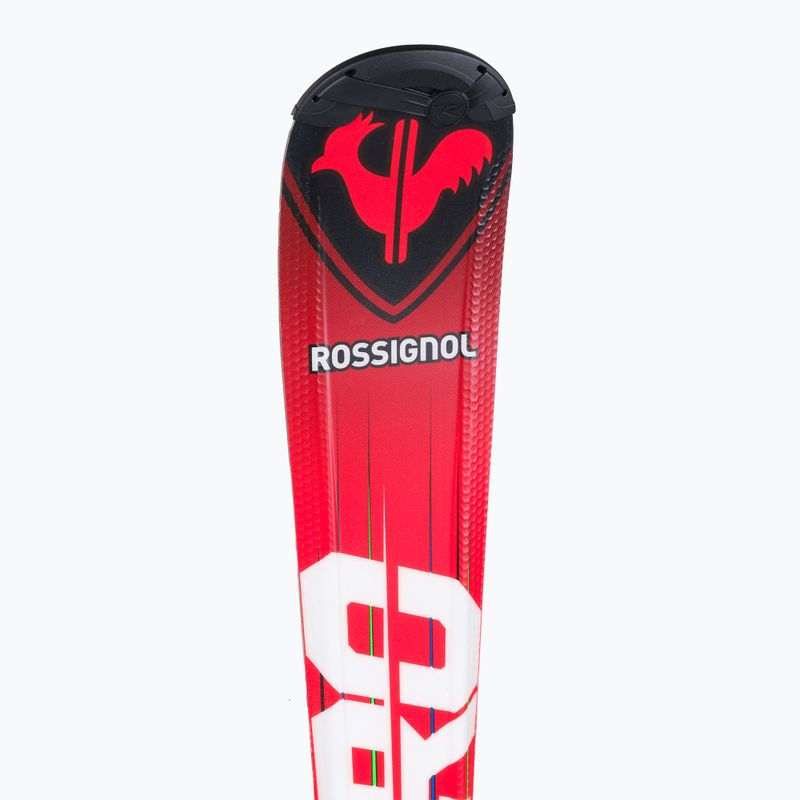 Лижі гірські дитячі Rossignol Hero 130-150 + XP7 red 8