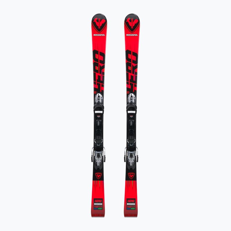 Лижі гірські дитячі Rossignol Hero Multi Event + XP7 red