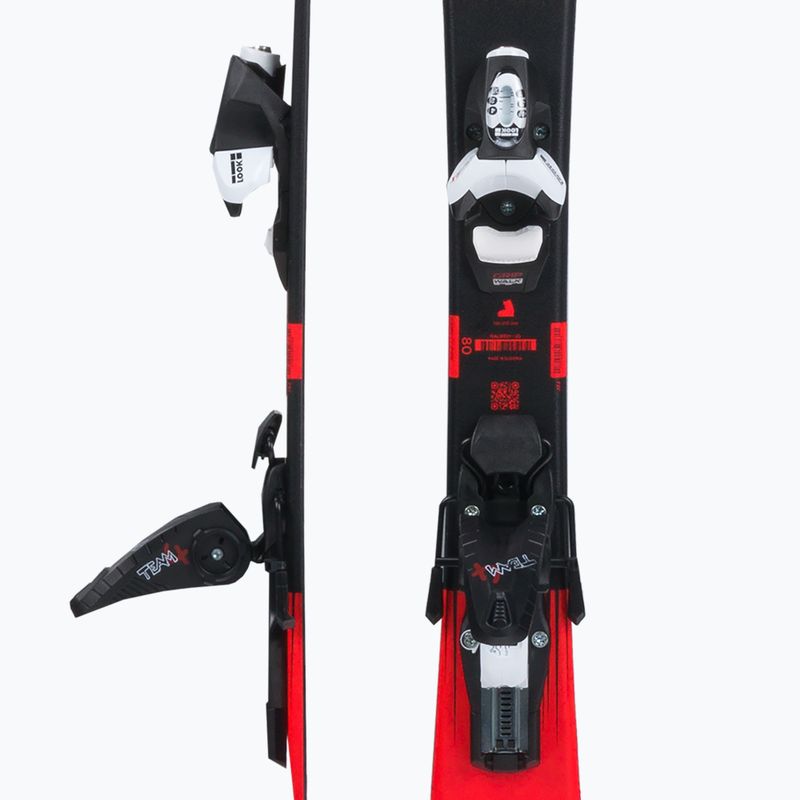 Лижі гірські дитячі Rossignol Hero Pro + Team 4 GW Black Bulk red 5