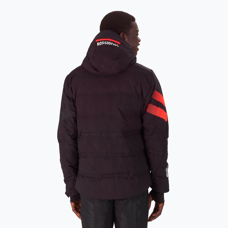 Куртка лижна чоловіча Rossignol Hero Depart black/red 3