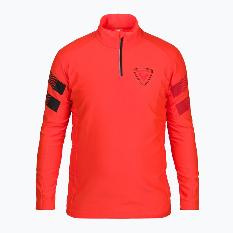 Кофта лижна чоловіча Rossignol Classique Hero 1/2 Zip red