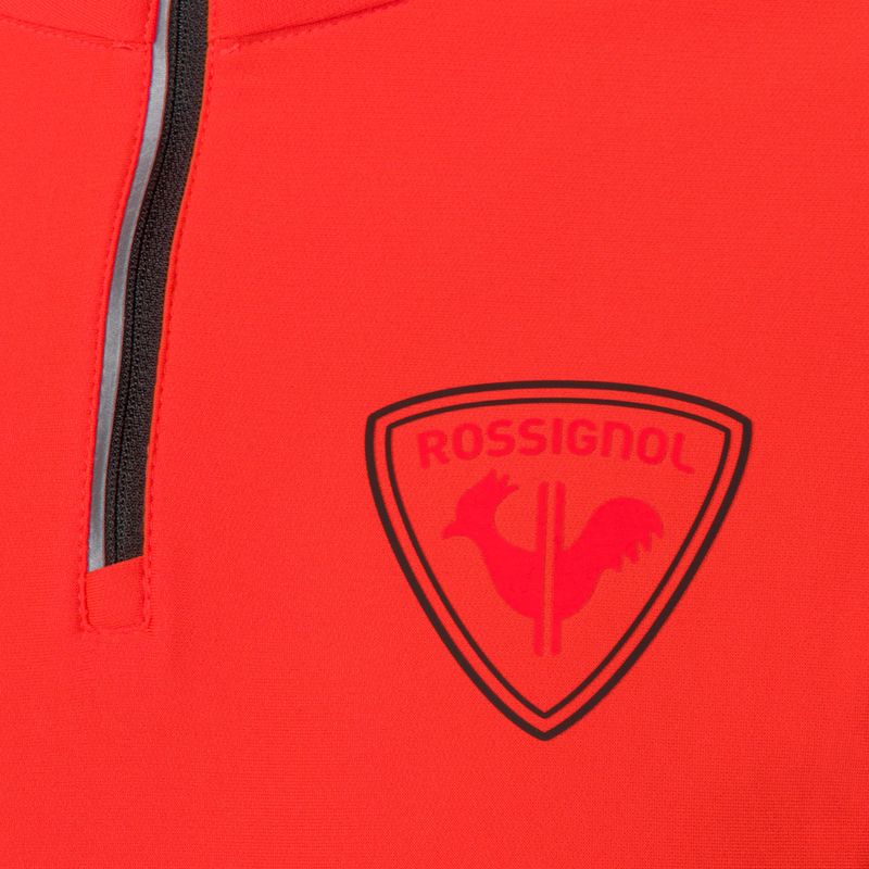 Кофта лижна чоловіча Rossignol Classique Hero 1/2 Zip red 3