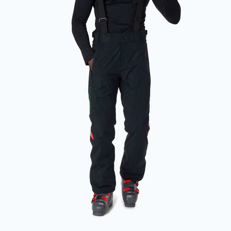 Штани лижні чоловічі Rossignol Hero Course black/red