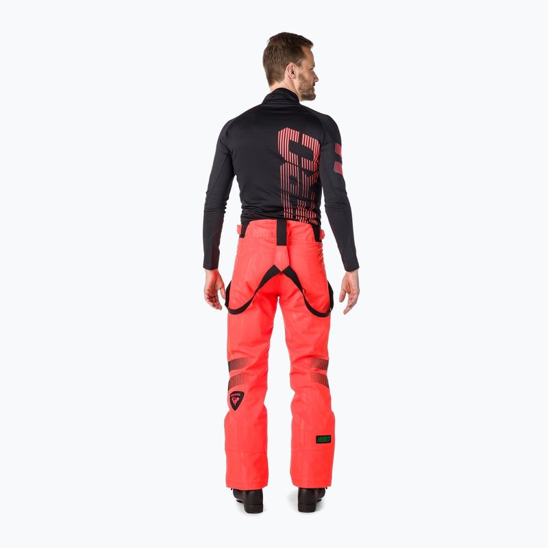 Штани лижні чоловічі Rossignol Hero Course red 2