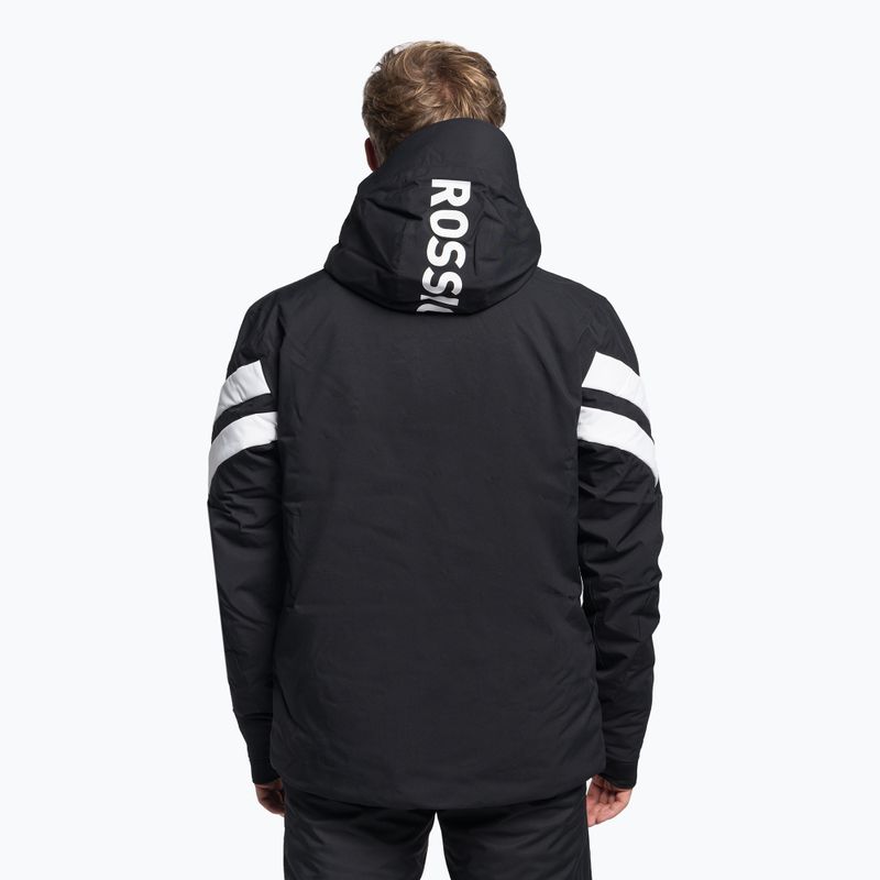 Куртка лижна чоловіча Rossignol Controle black/white 4