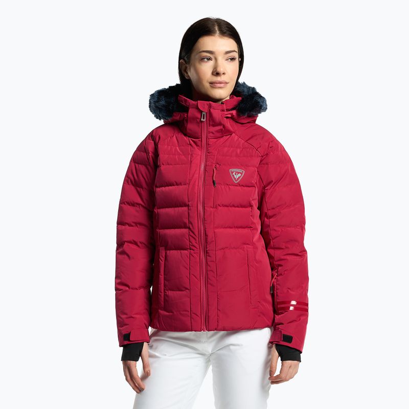 Куртка лижна жіноча Rossignol Rapide Pearly red