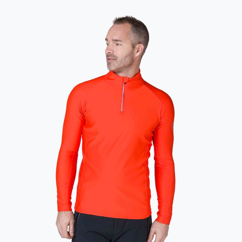 Термокофта чоловіча Rossignol Classique 1/2 Zip orange