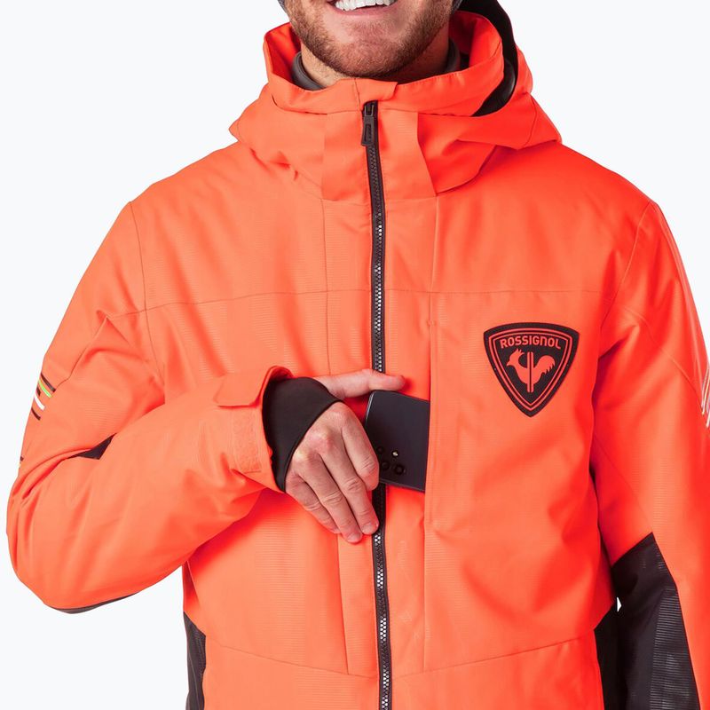Чоловіча лижна куртка Rossignol Hero All Speed неоновий червоний 10