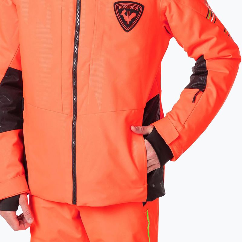 Чоловіча лижна куртка Rossignol Hero All Speed неоновий червоний 13