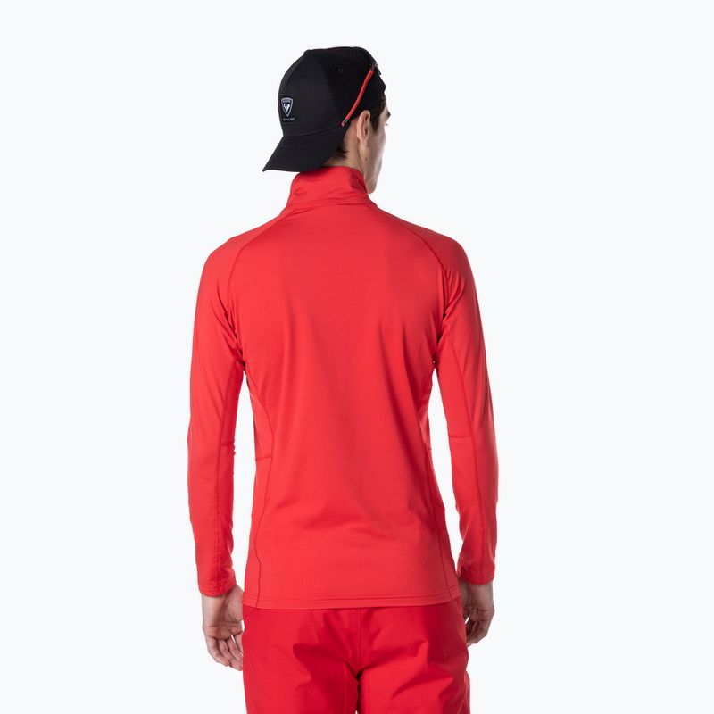 Чоловіча термоактивна кофта Rossignol Classique 1/2 Zip sports red 3