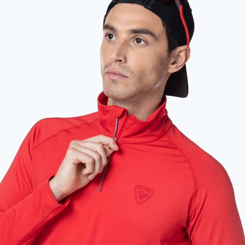 Чоловіча термоактивна кофта Rossignol Classique 1/2 Zip sports red 5