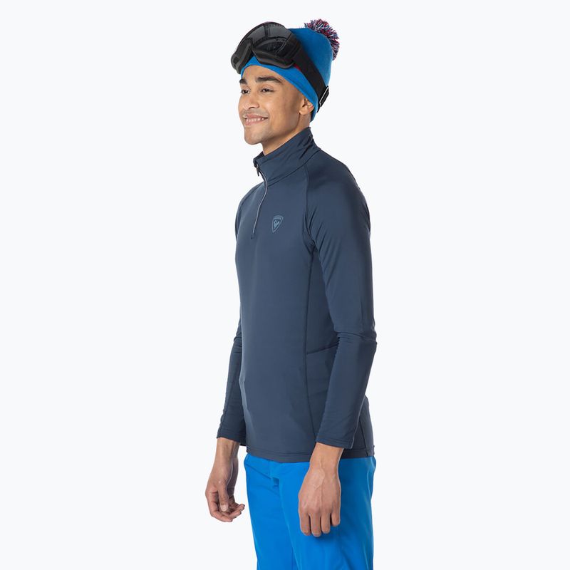 Чоловіча термоактивна кофта Rossignol Classique 1/2 Zip dark navy 4