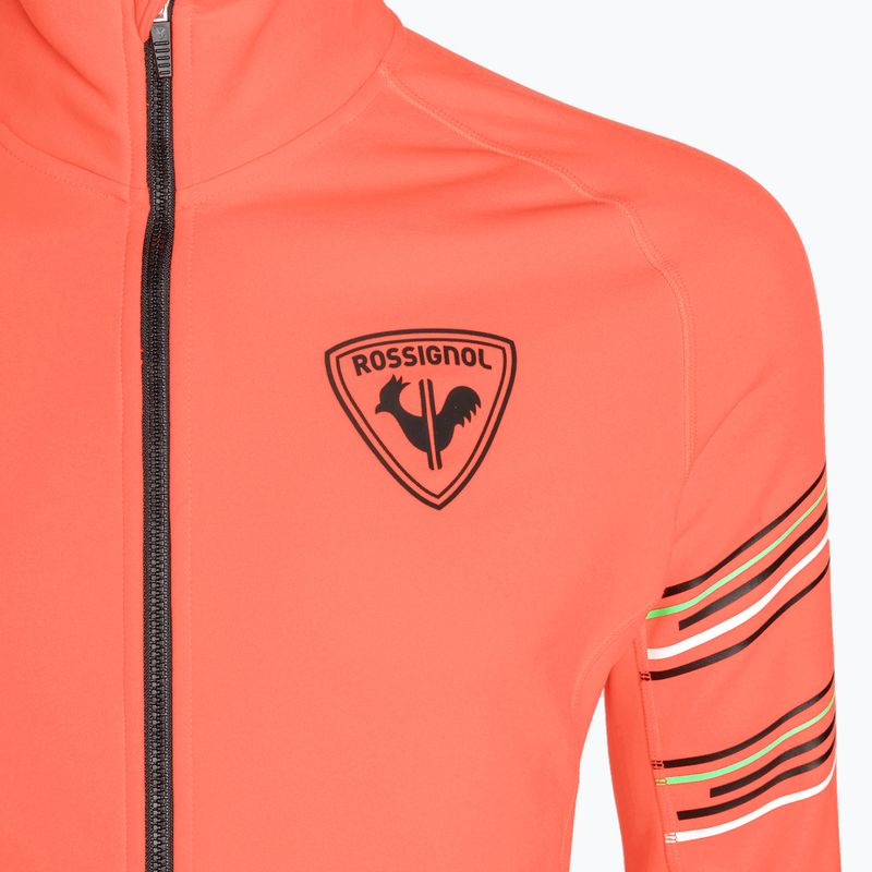 Кофта лижна чоловіча Rossignol Classique Hero Clim neon red 10