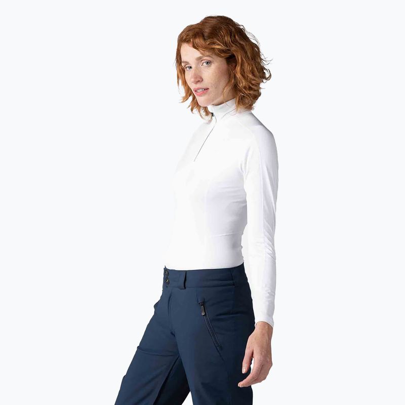 Жіноча термоактивна кофта Rossignol Classique 1/2 Zip white 3
