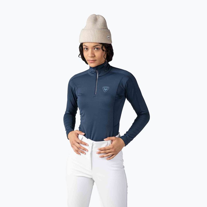 Жіноча термоактивна кофта Rossignol Classique 1/2 Zip dark navy