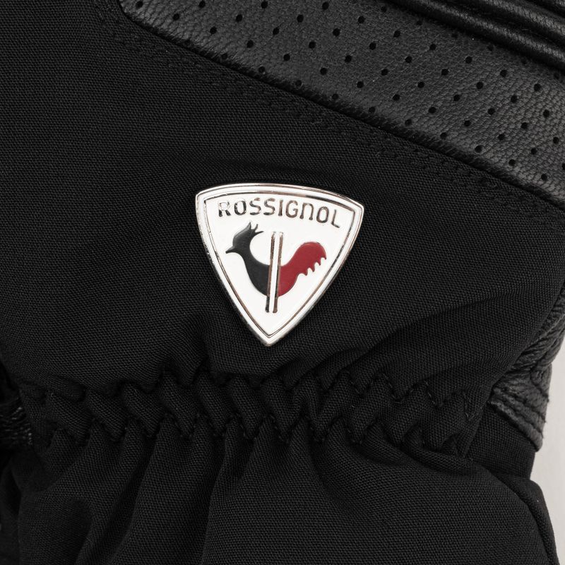 Чоловічі гірськолижні рукавиці Rossignol Concept Lth Impr G чорні 4
