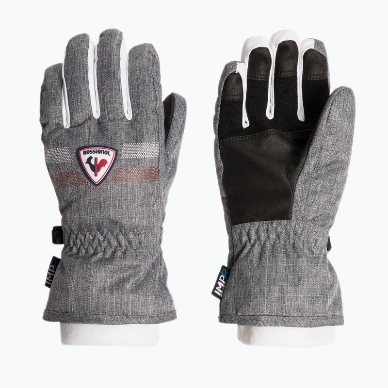 Дитячі лижні рукавички Rossignol Jr Roc Impr G heather grey