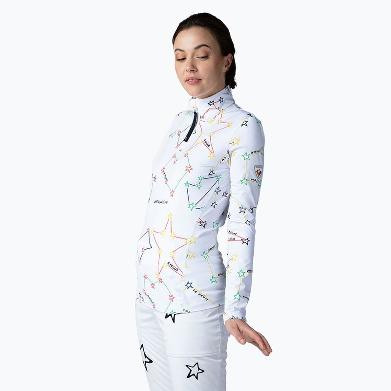 Термокофта жіноча Rossignol Booster 1/2 Zip Top 100 white 4