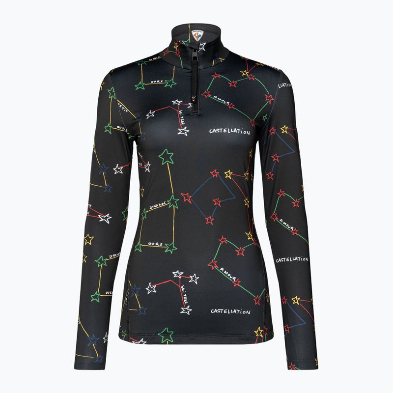 Жіноча термоактивна кофта Rossignol Booster 1/2 Zip Top 100 black 7
