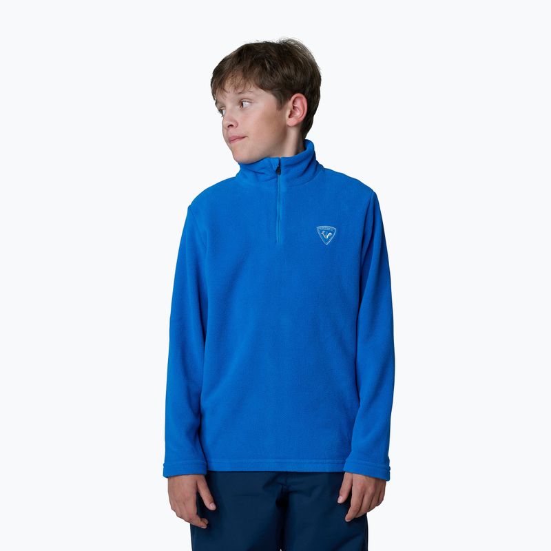 Кофта лижна дитяча Rossignol Boy 1/2 Zip Fleece lazuli blue