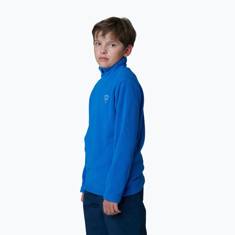 Кофта лижна дитяча Rossignol Boy 1/2 Zip Fleece lazuli blue 3