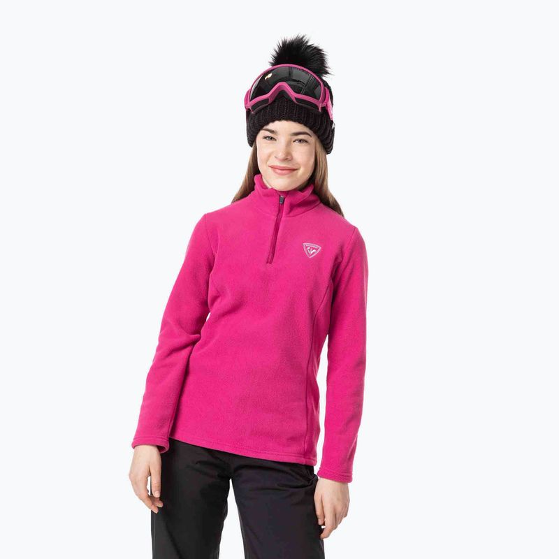 Кофта лижна дитяча Rossignol Girl Fleece orchid pink